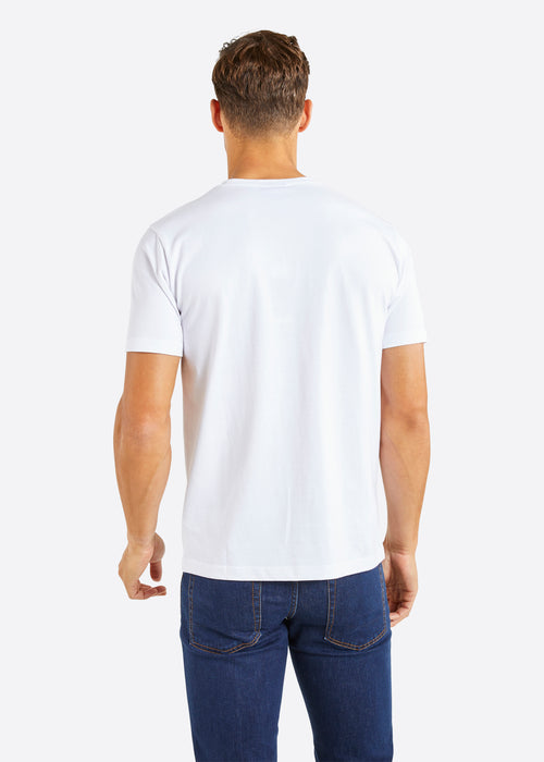 Nautica Ramon T-Shirt - White - Back