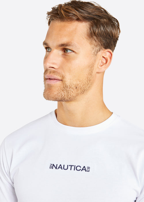 Nautica Ramon T-Shirt - White - Detail