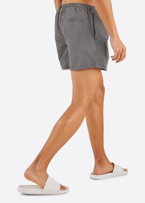 Nautica Riker 6" Swim Short - Black - Back