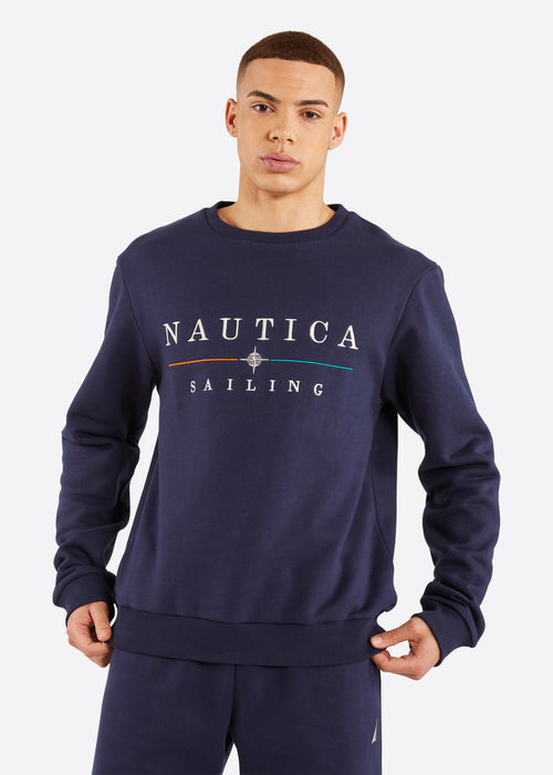 Nautica Rolf Sweatshirt - Dark Navy - Front