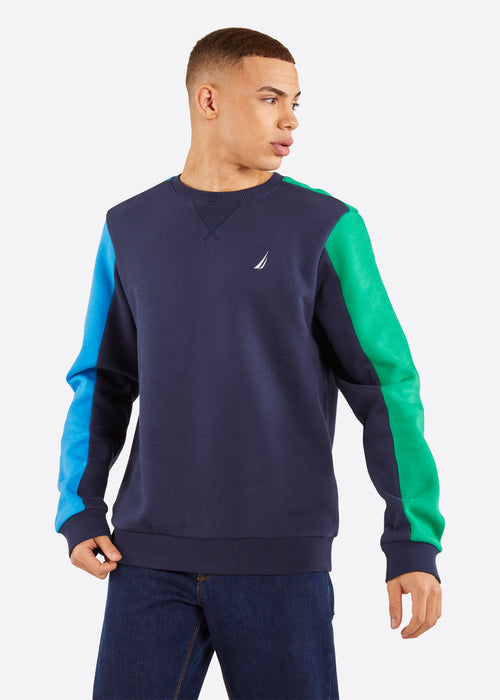 Nautica Rowen Sweatshirt - Blue - Front