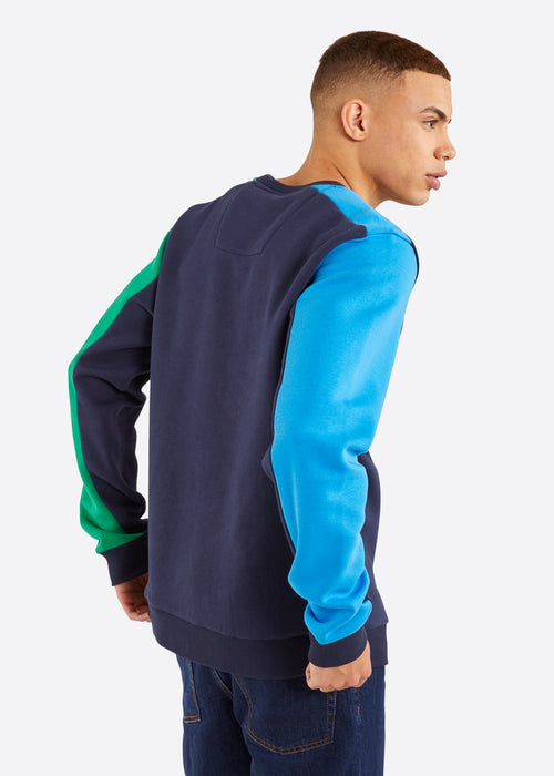 Nautica Rowen Sweatshirt - Blue - Back
