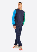 Load image into Gallery viewer, Nautica Rowen Sweatshirt - Blue - Full Body