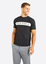 Load image into Gallery viewer, Nautica Sawyer T-Shirt - Black - Front