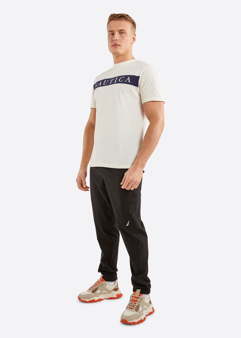 Nautica Sawyer T-Shirt - Ecru - Full Body