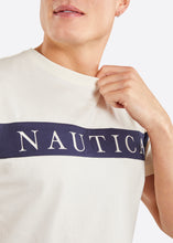 Load image into Gallery viewer, Nautica Sawyer T-Shirt - Ecru - Detail