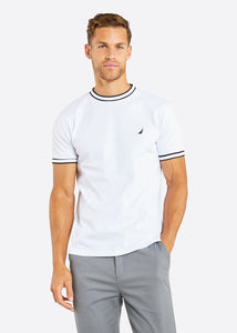 Nautica Tarn T-Shirt - White - Front