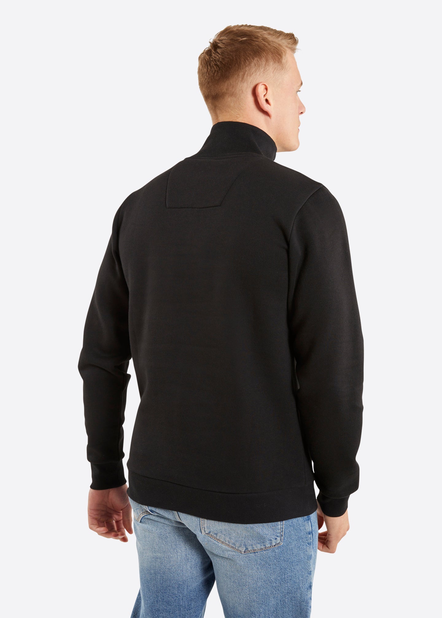Travis 1 4 Zip Top Black Nautica