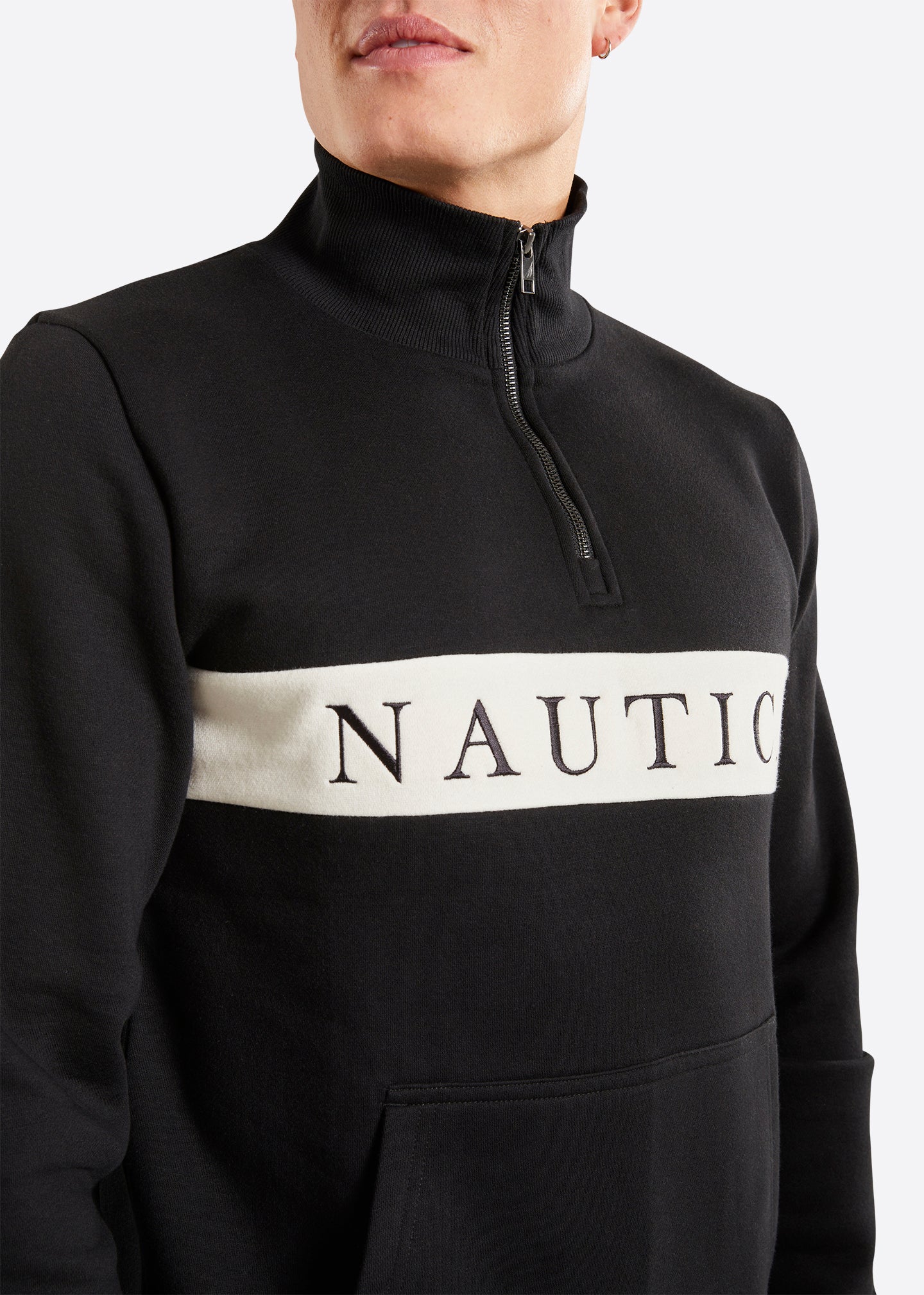 Travis 1 4 Zip Top Black