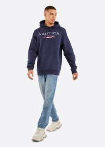 Nautica Troy Over Head Hoodie - Dark Navy - Full Body