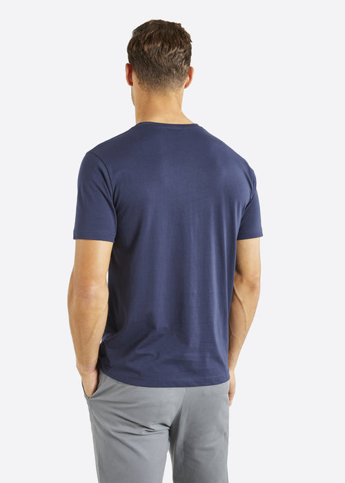 Nautica Vance T-Shirt - Dark Navy - Back