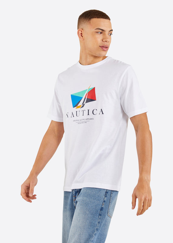 Nautica Vance T-Shirt - White - Front