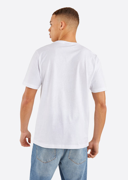 Nautica Vance T-Shirt - White - Back