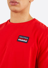 Load image into Gallery viewer, Nautica Zane T-Shirt - True Red - Detail