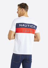 Load image into Gallery viewer, Nautica Zane T-Shirt - White - Back