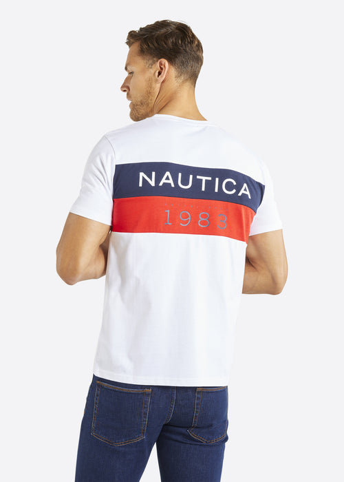 Nautica Zane T-Shirt - White - Back