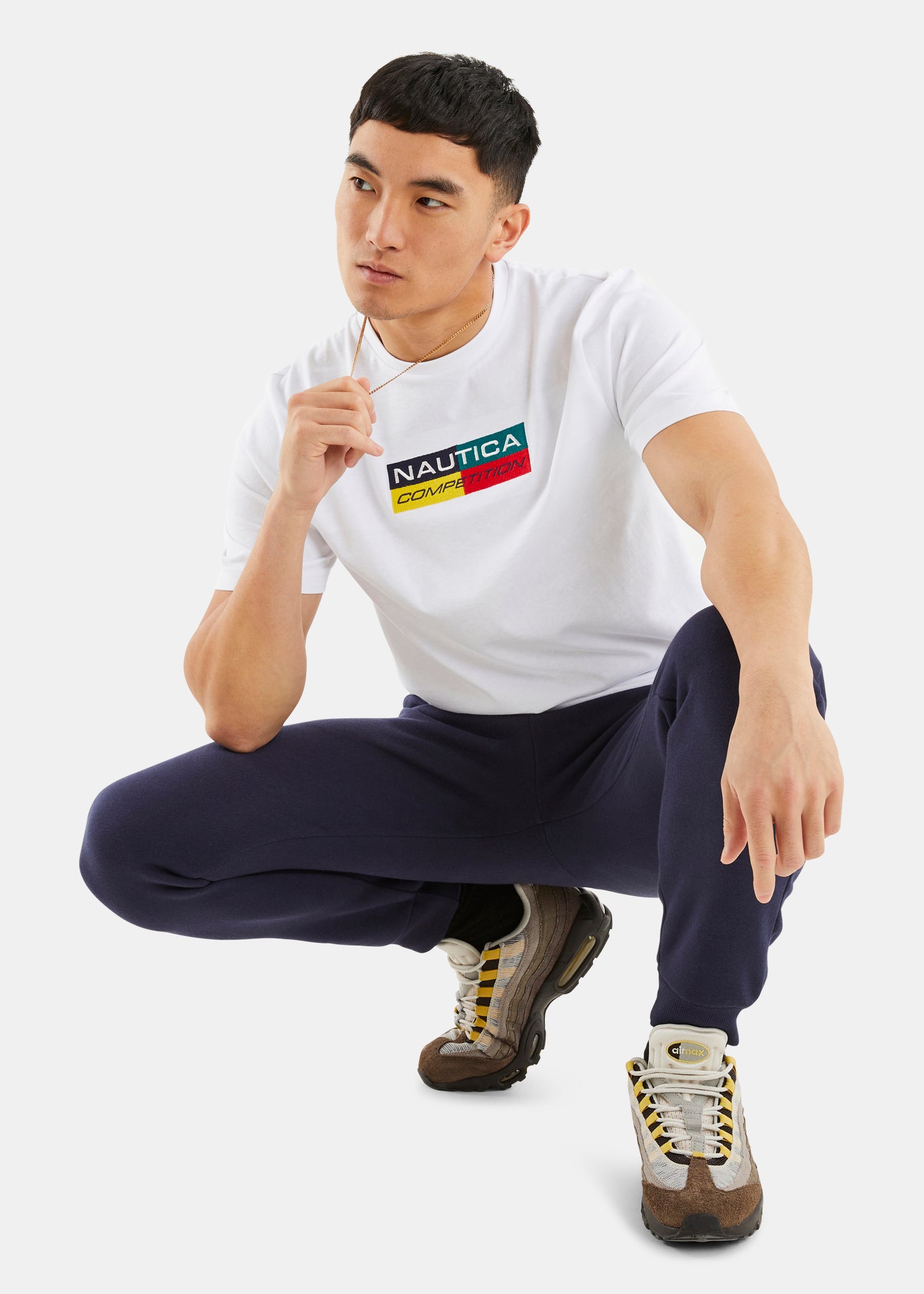 Nautica Competition Brac T-Shirt - White - Full Body