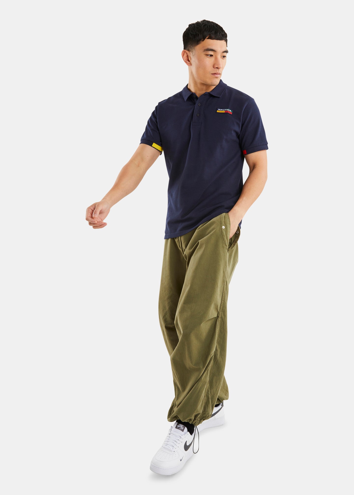 Nautica Competition Philae Polo Shirt - Dark Navy - Full Body