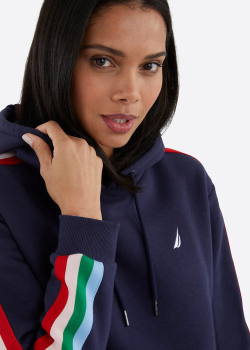Nautica Roma Overhead Hoodie - Dark Navy - Detail