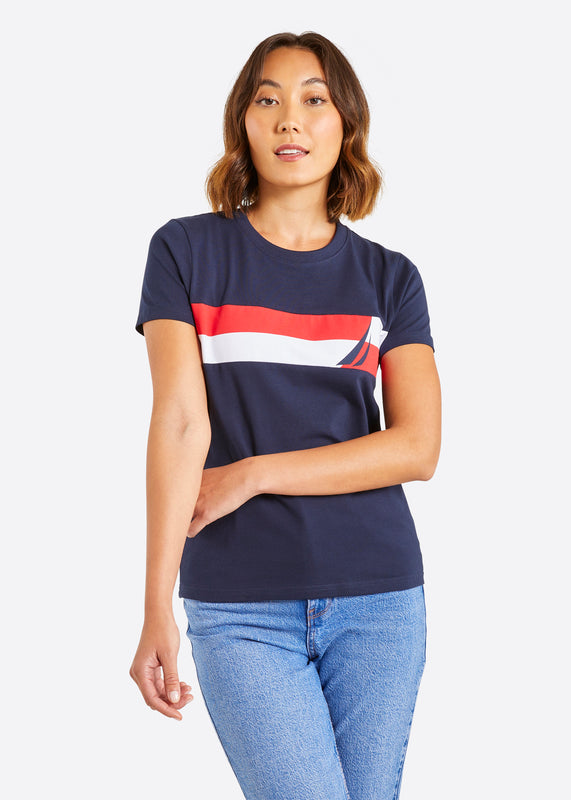 Nautica Alerie T-Shirt - Dark Navy - Front