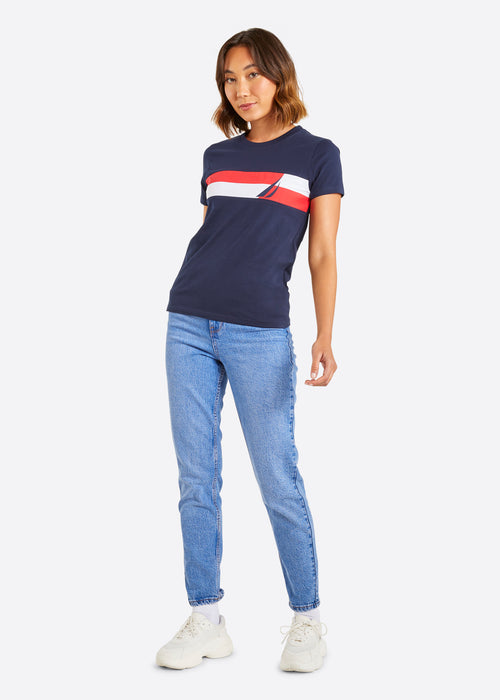 Nautica Alerie T-Shirt - Dark Navy - Full Body