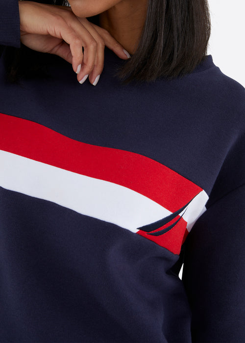 Nautica Nina Sweatshirt - Dark Navy - Detail