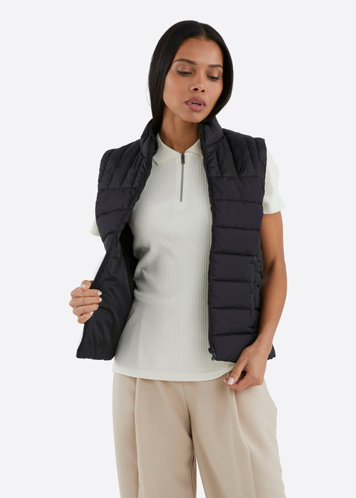 Nautica Hana Gilet - Black - Front