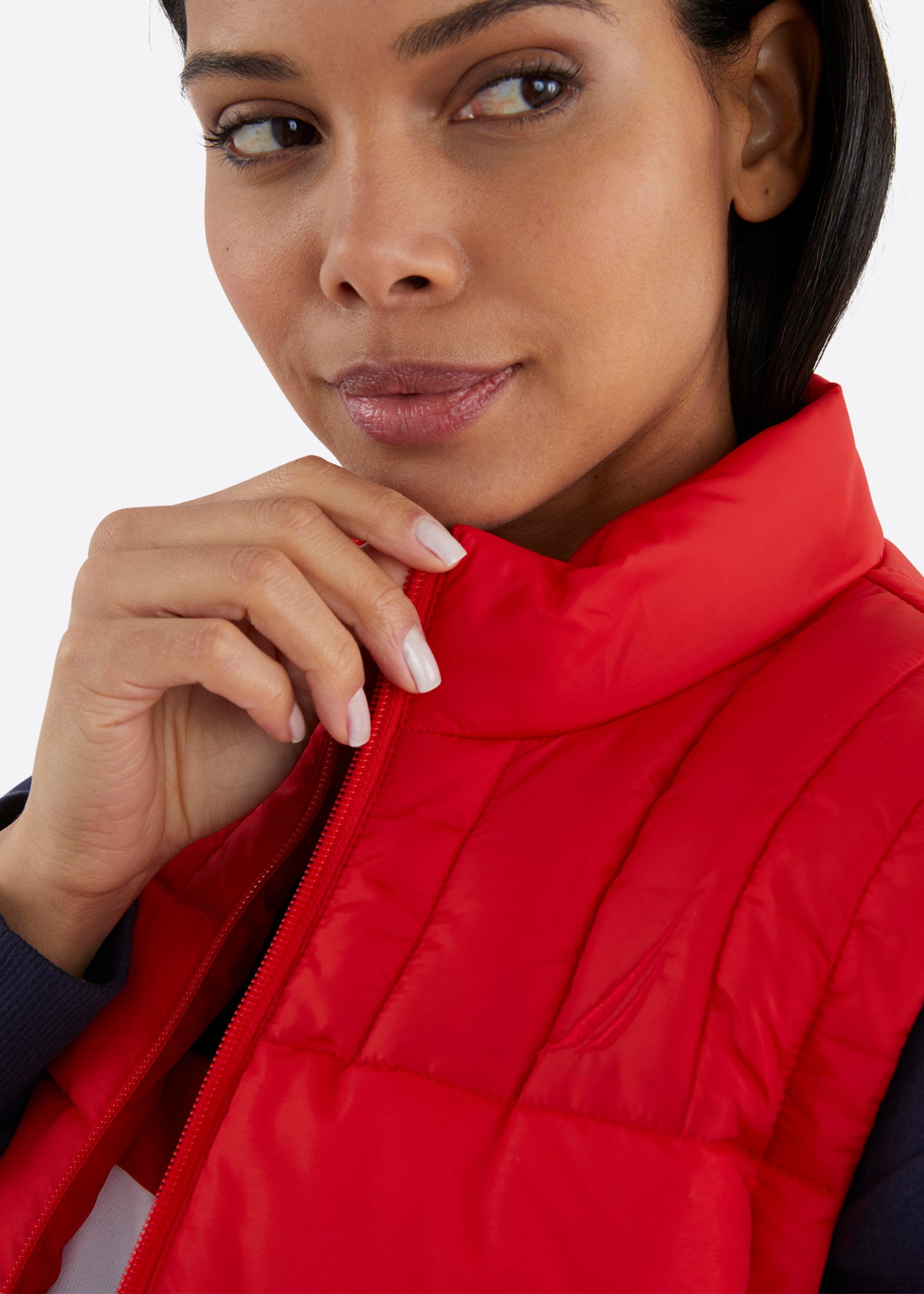 Nautica Hana Gilet - True Red - Detail