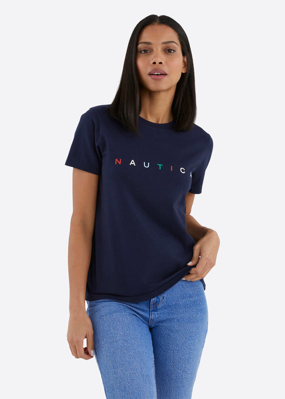 Nautica Bett T-Shirt - Dark Navy - Front