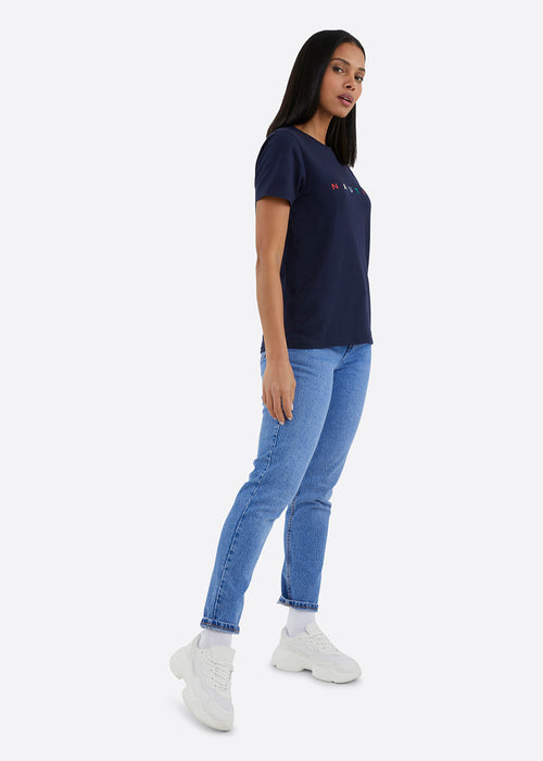 Nautica Bett T-Shirt - Dark Navy - Full Body