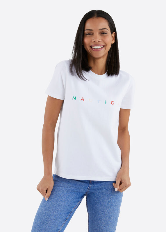 Nautica Bett T-Shirt - White - Front