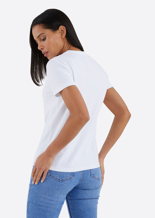 Nautica Bett T-Shirt - White - Back