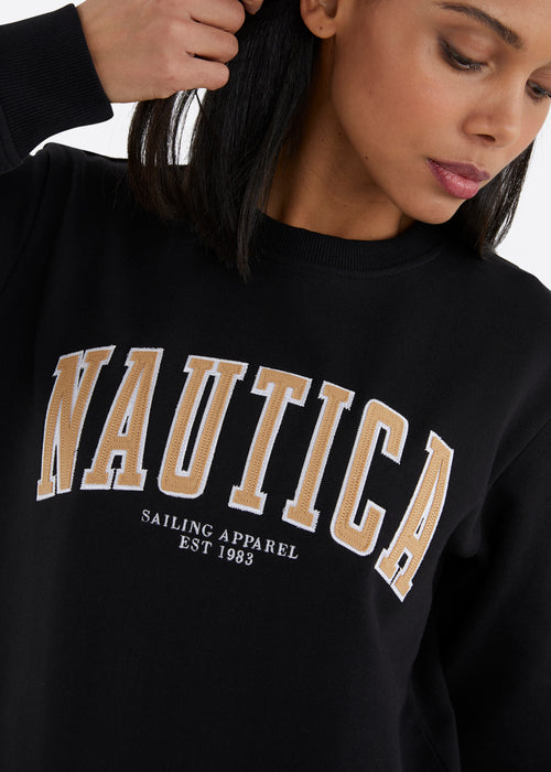 Nautica Ophelia Sweatshirt - Black - Detail