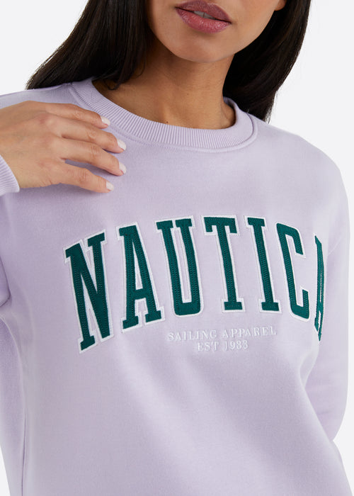 Nautica Ophelia Sweatshirt - Lilac - Detail