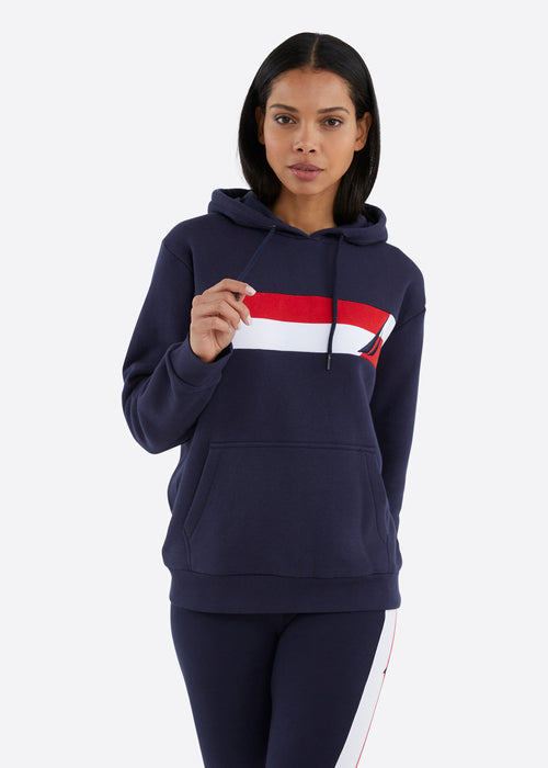 Nautica Robyn Overhead Hoodie - Dark Navy - Front