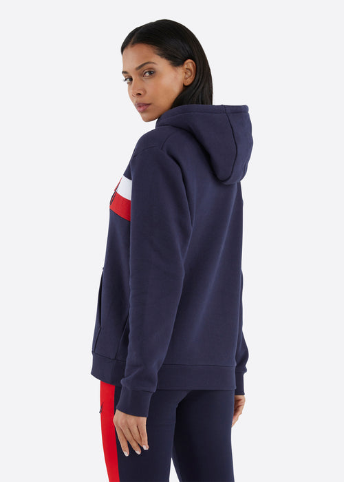 Nautica Robyn Overhead Hoodie - Dark Navy - Back