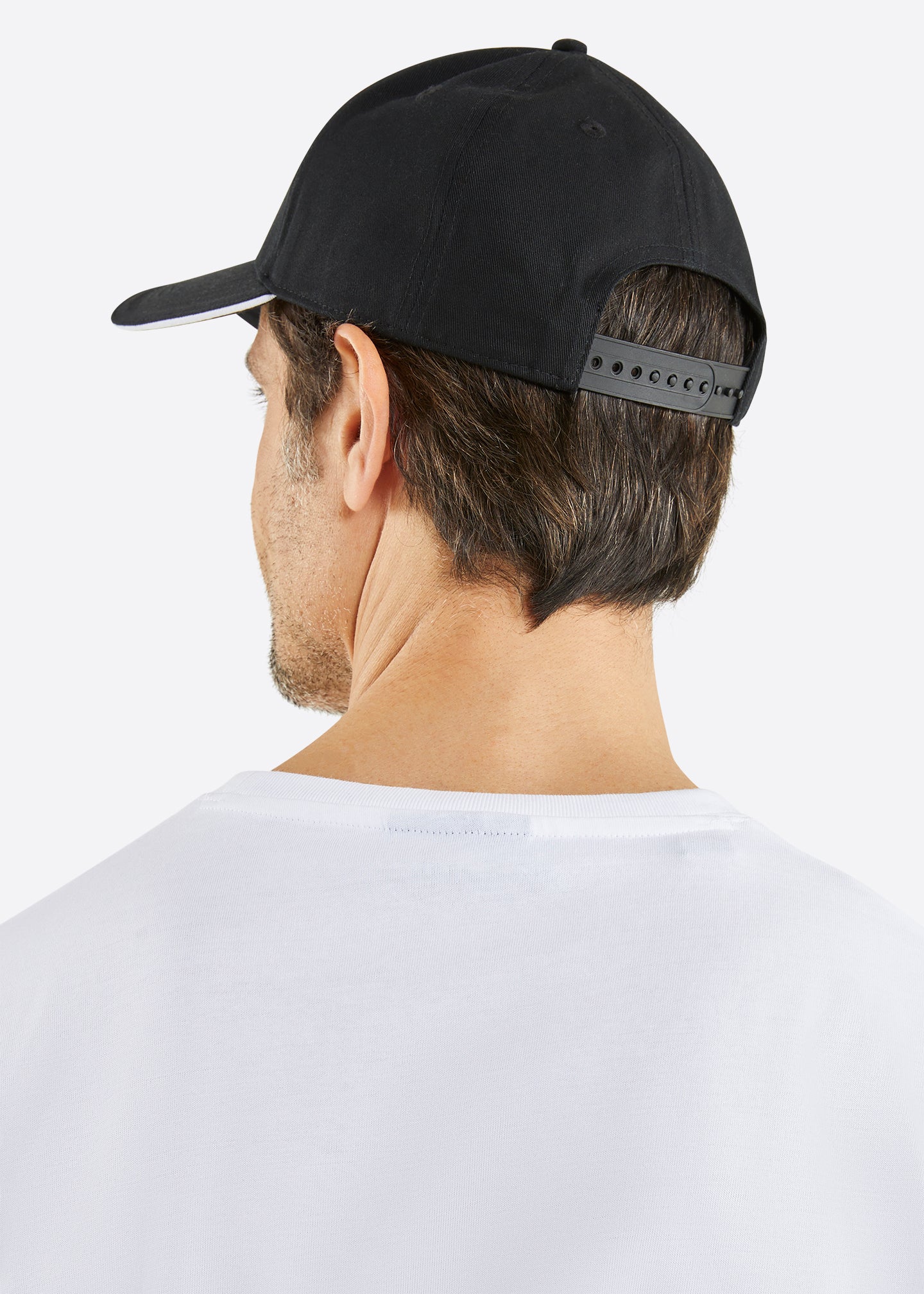 Nautica Baldwin Snapback Cap - Black - Back