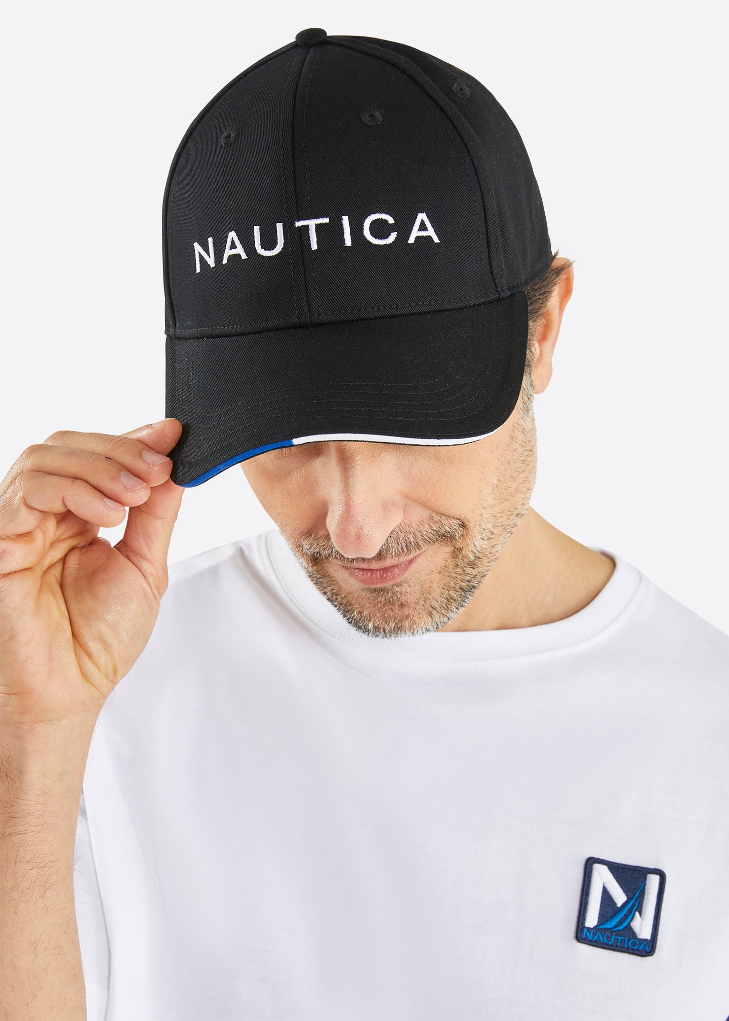 Nautica Baldwin Snapback Cap - Black - Detail