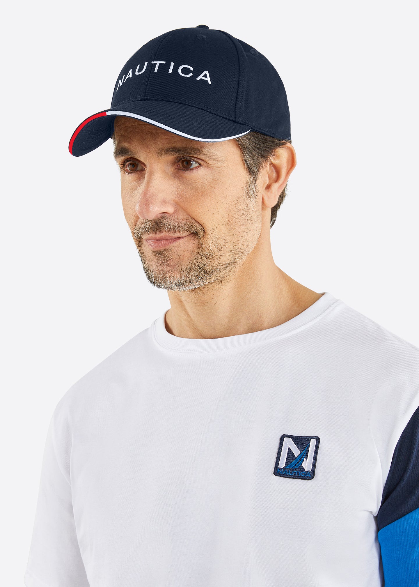 Nautica Baldwin Snapback Cap - Navy - Front