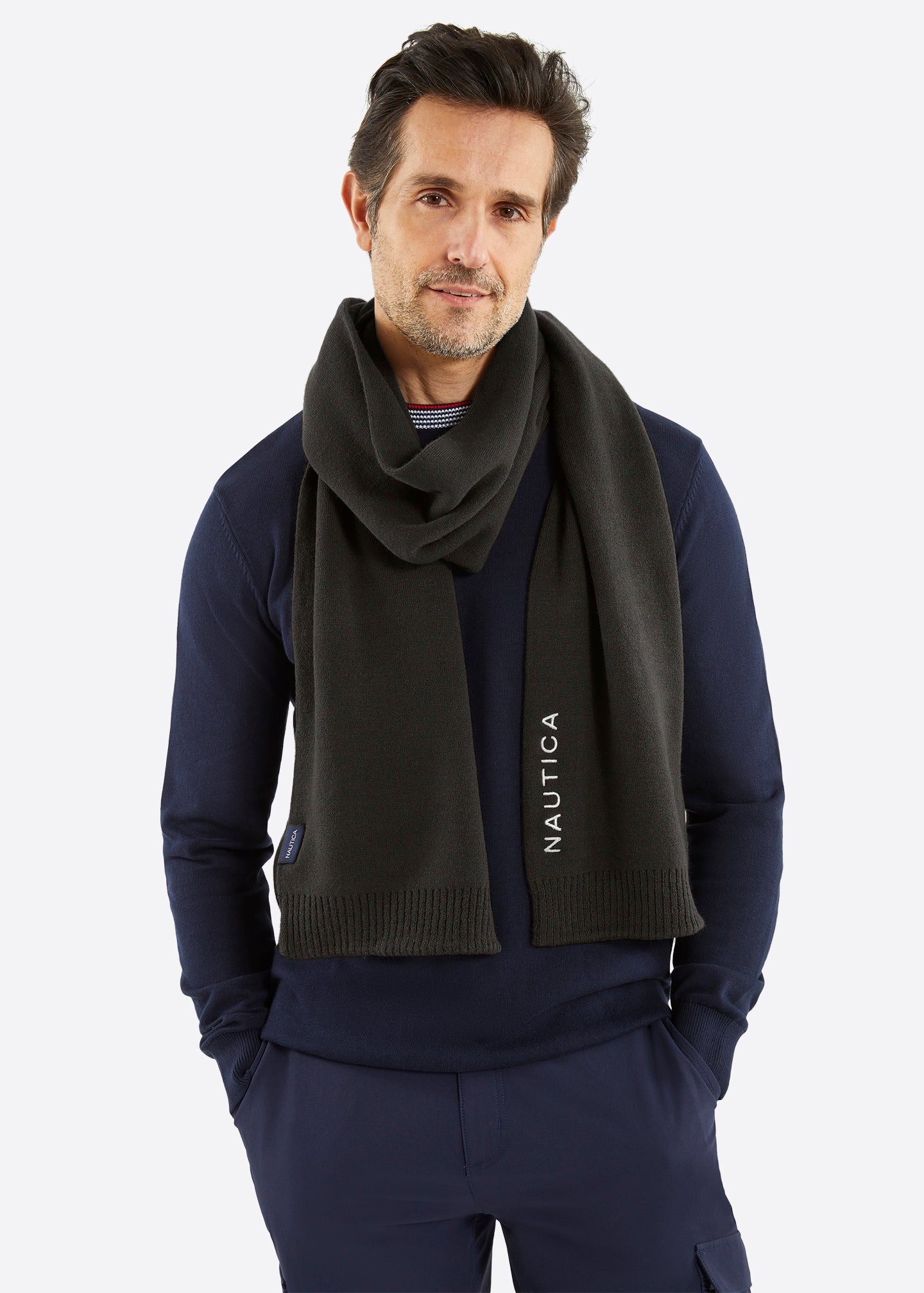Nautica Century Scarf - Black - Front
