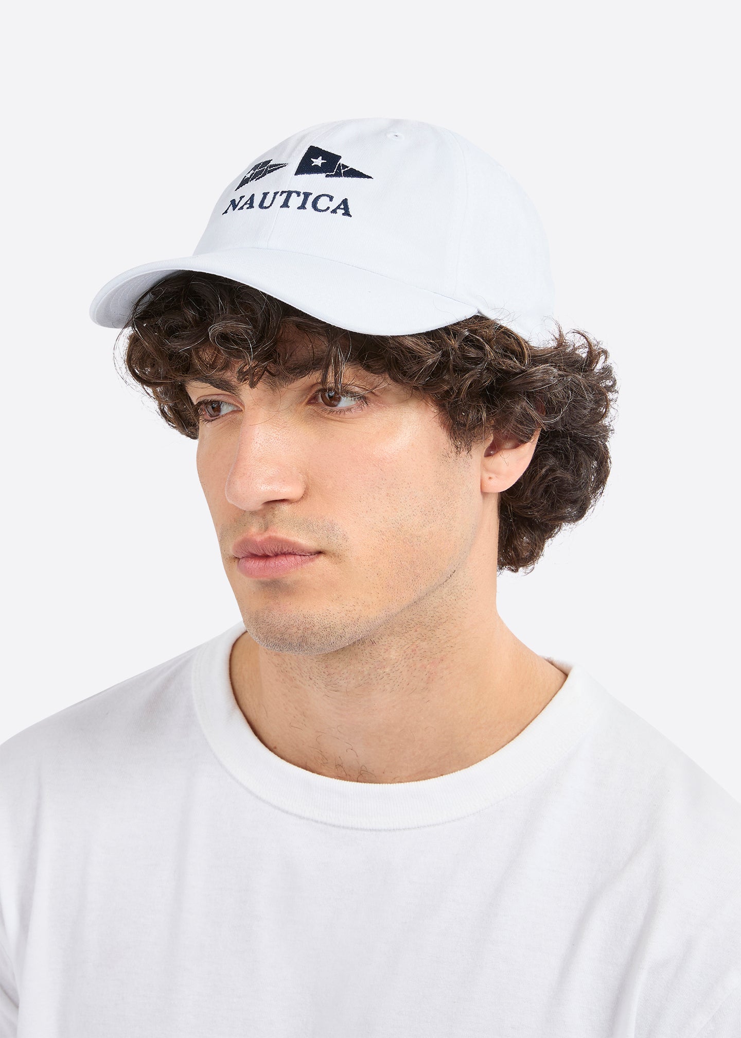 Malone Strapback Cap - White