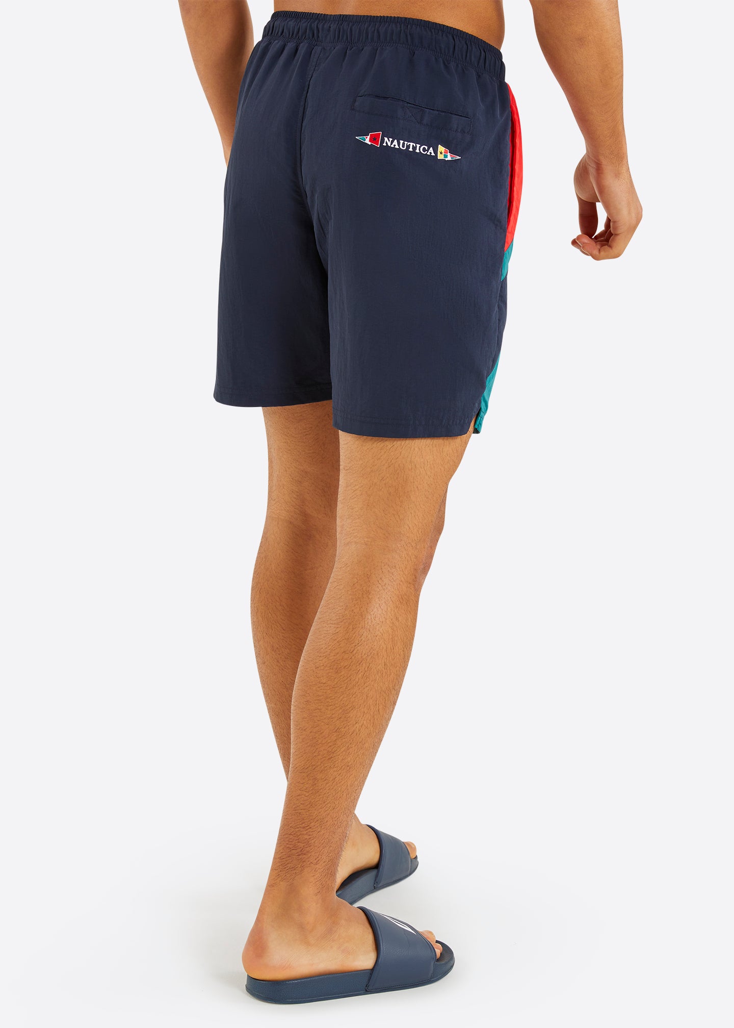 Nautica Aracar 7" Swim Short - Dark Navy - Back
