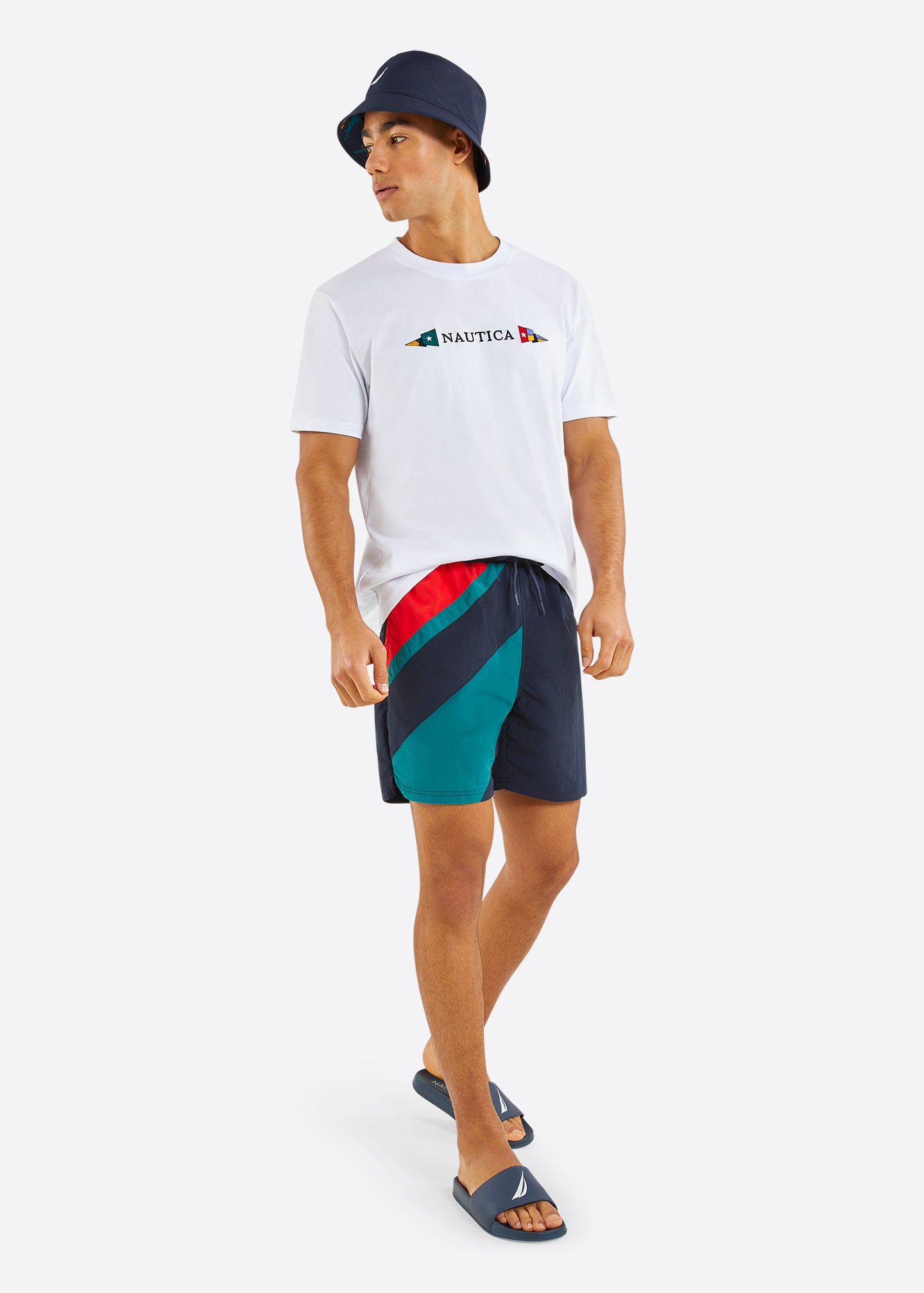 Nautica Aracar 7" Swim Short - Dark Navy - Full Body