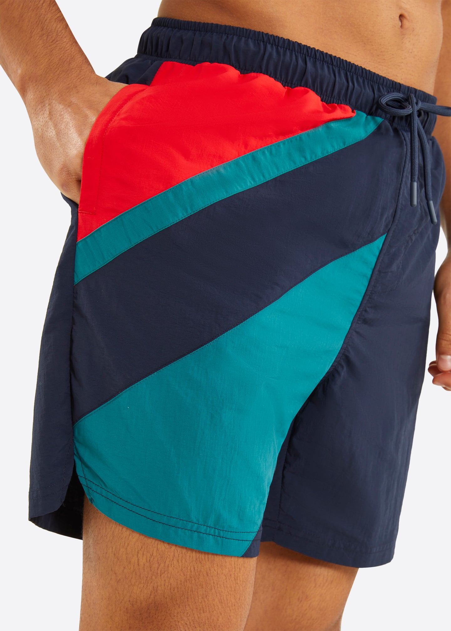Nautica Aracar 7" Swim Short - Dark Navy - Detail