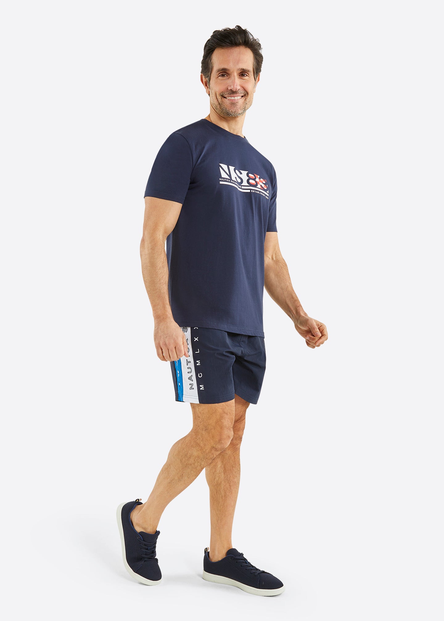 Nautica Areto T-Shirt - Dark Navy - Full Body