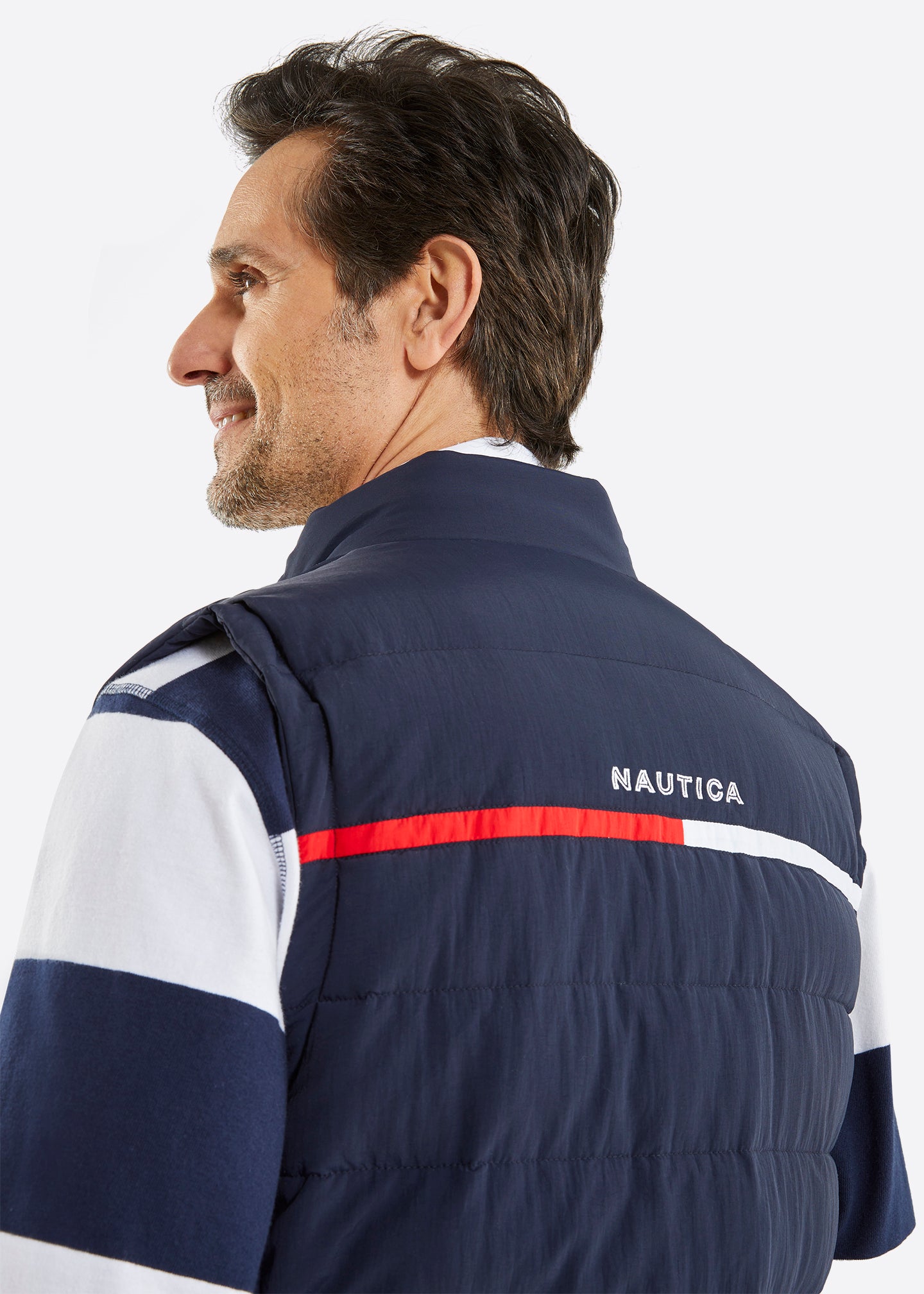 Nautica Compton Gilet - Dark Navy - Detail