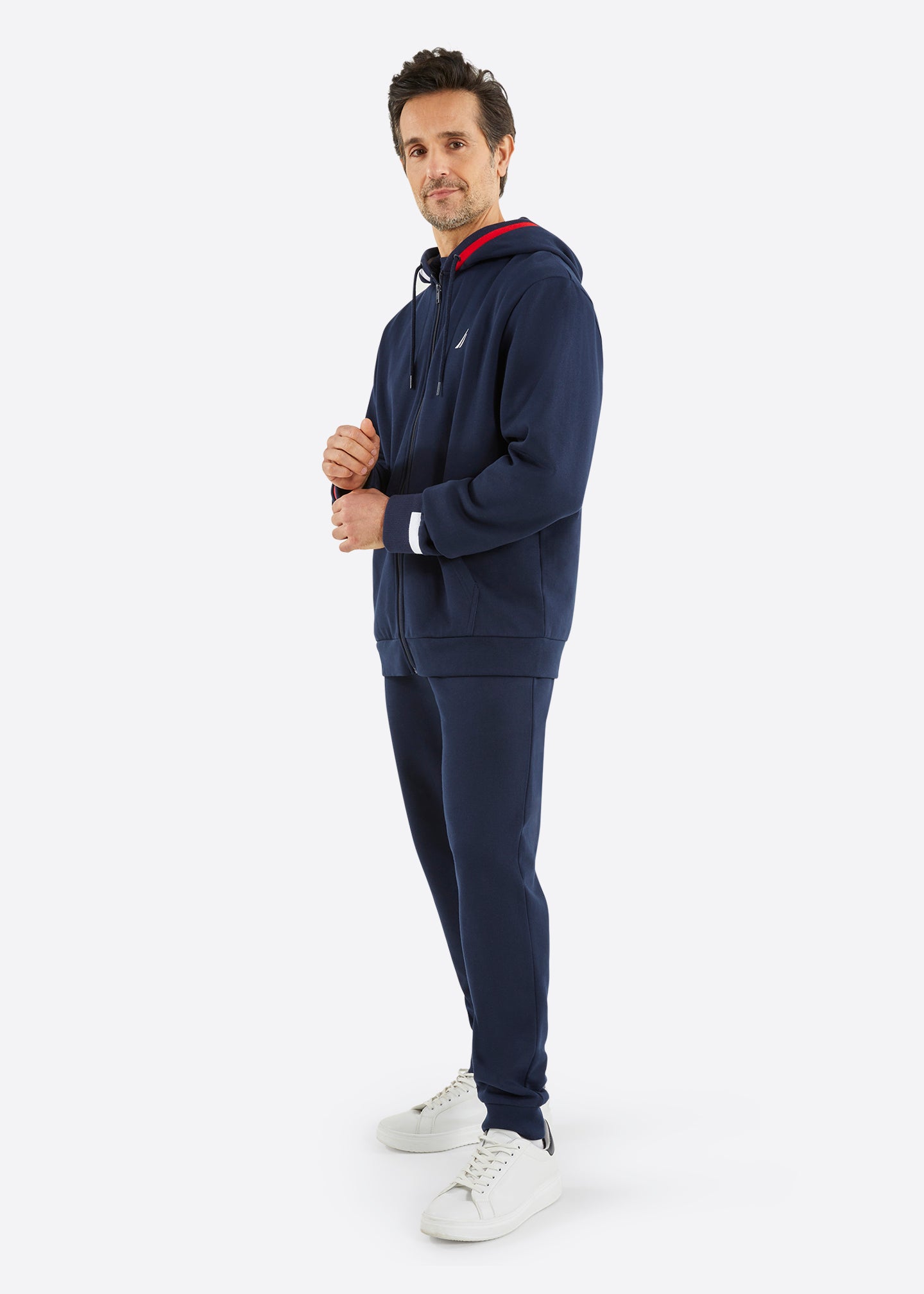Nautica Francis Full Zip Hoody - Dark Navy - Full Body