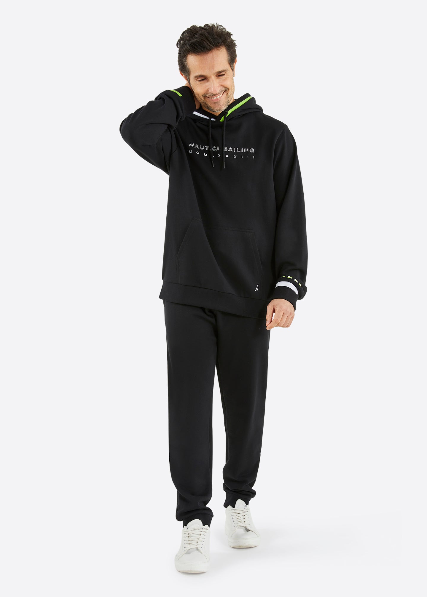 Nautica Garrick Overhead Hoody - Black - Full Body