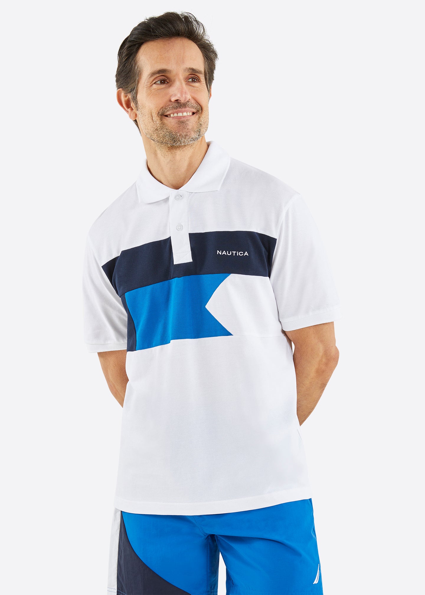 Nautica Joffre Polo Shirt - White - Front