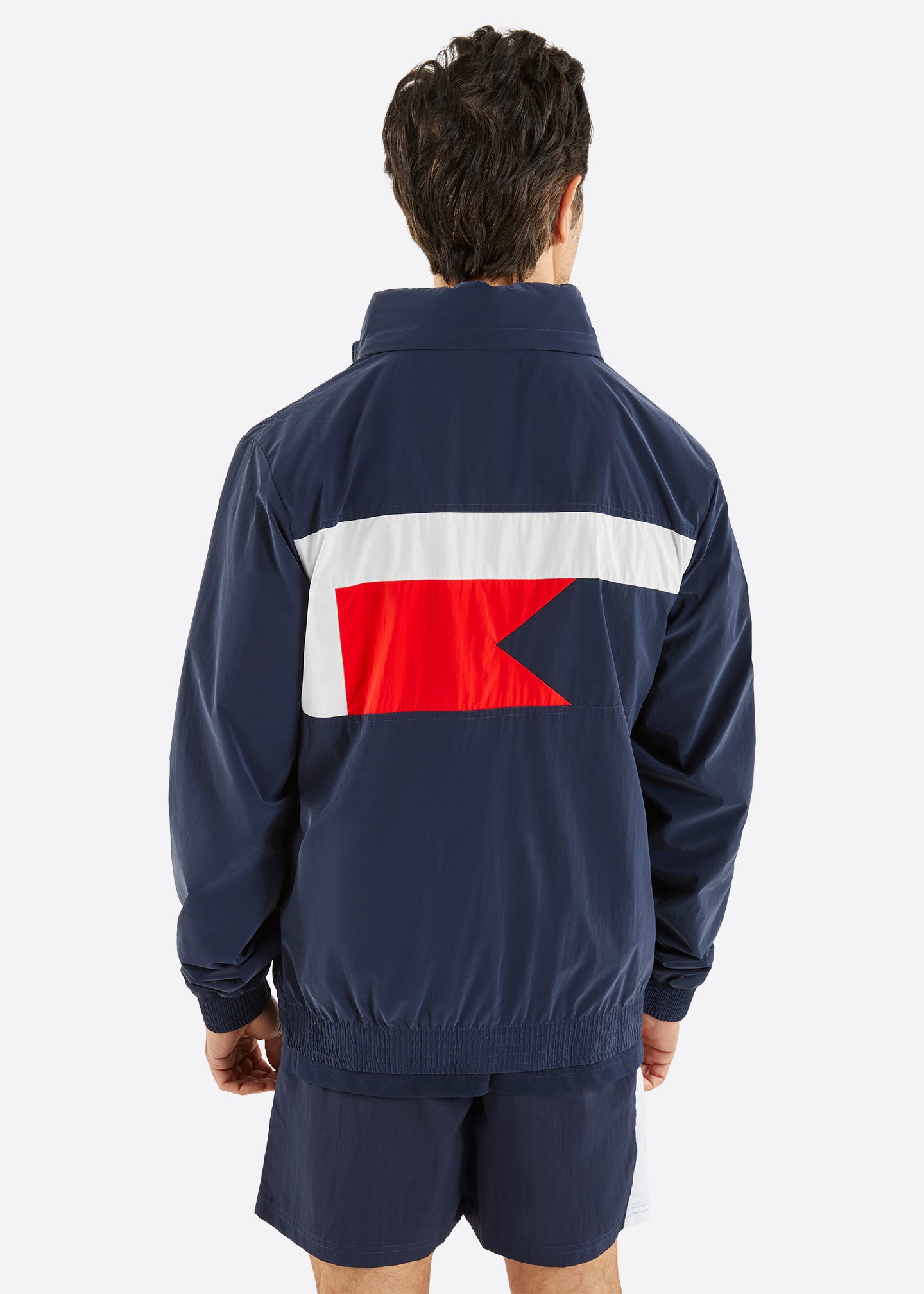 Red nautica jacket top